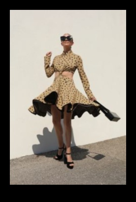 Динамични точки: игриви идеи за облекло с шарки на точки