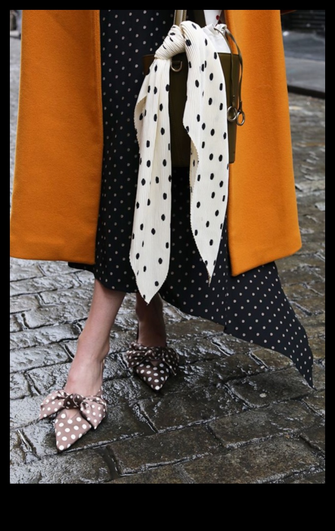 Динамични точки: игриви идеи за облекло с шарки на точки