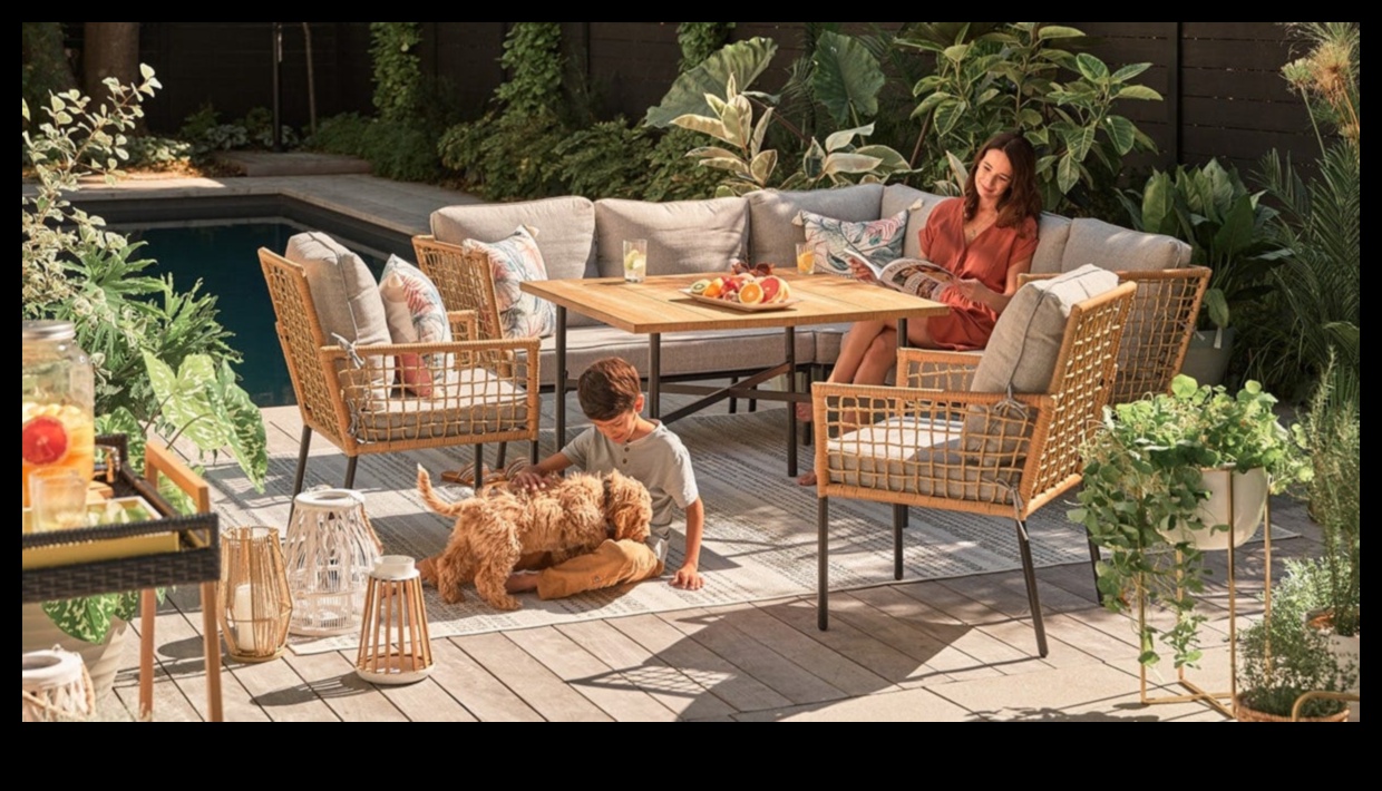 Patio Serenity Издигнете вашето външно пространство със стилен комфорт 2 Patio Serenity: Издигнете пространството си със стилен комфорт