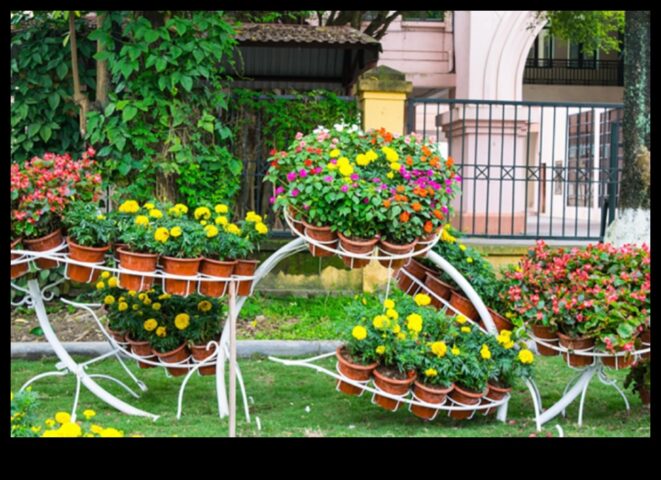 Blossom Brilliance Самостоятелно приготвен градински инициативи за сияещо ковано