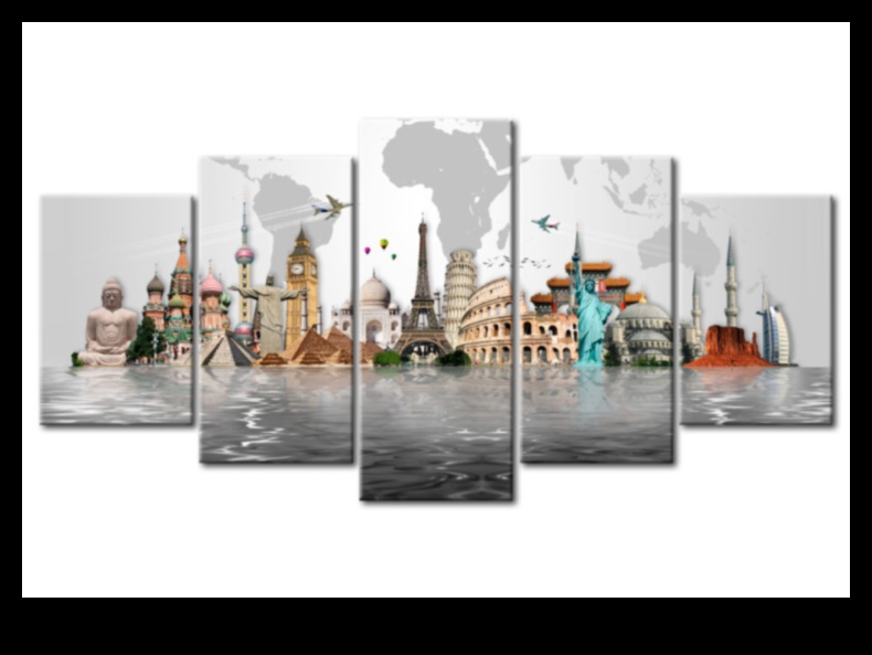 Културни платна: рисуване на света със забележителности
