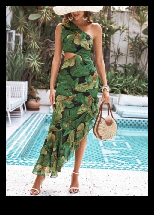 Island Glow Dress, за да впечатлите в летни тоалети, вдъхновени от тропически стил 5 Island Glow: летни тоалети, вдъхновени от тропически стил за бляскави вечери