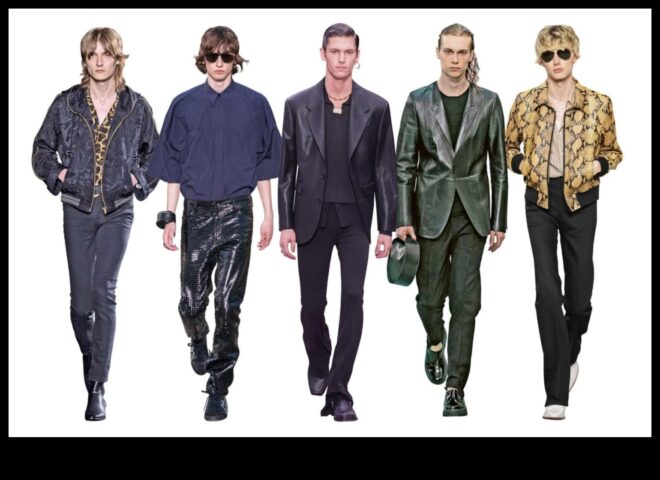 Улична изтънчена мъжка на предпочитание, която е здрава, изискана и готина